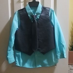Boys Dress Shirt and Tie